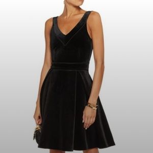 *NWT* Maje Black Velvet Pleated Dress- Size 1